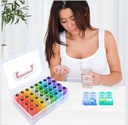 药丸组织者月刊2 Times aday, 30 Day Pill Organizationer with 32 Daily Pill Box and Travel case, for Medicine, Vitamin, Fish Oil, Supplemental andle, BPA - Free. (清)