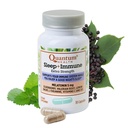 量子健康睡眠 Melatonin 5mg 支持补充 L Theanine Valerian root + 老年莓维生素C & D 豁免 男女每日全身健康 - 30 Capsules