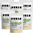 PURIS 有机豆蛋白粉 – USDA 有机蛋白 → 27g 植物蛋白 Protein Pervice → Non-GMO Gluten-Free Soy-Free → 清洁标签 → 光滑味 → 2 lb(6 pack)