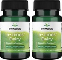 Swanson n-zimes 奶制品 90 Veg Capsules Enzyme (2 Pack)