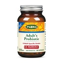 Flora Adult's Probiotic - Vegetarian Daily Probiotic for Gut & Digestive Health - 包括乳房杆菌(Lactobacillus & Bifidobacterium) - 17亿 CPU - 无胶囊菌(Gluten-free) - 保持冷却 - 60 Capsules