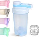 D.Y.A 16oz Leak Prof Sports Shaker Bottle for 蛋白质摇摆,预选工作和旅行 - BPA Free & Easy Clean, Blue (BPA 自由与轻松清洁, 蓝色)