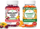 Lunakai 美国制造了Shilajit & Vitamin C 高发性胶囊 — 能源和免疫支持 — 非GMO和美味