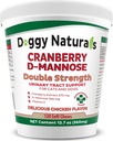 Cranberry D-Mannose for Dogs and Cats Uinary Tract Information 预防和消除UTI,布拉德感染肾脏支持 11.4 oz(双强软楚,120软楚)