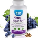 1 星球营养 Nano Grape种子提取 250 mg Veggie Capsules (120 services), 纳诺促进强化吸收,支持抗氧化剂健康促进血管健康, Non-GMO, Vegan, Gluten Free