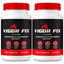 (2 Pack) Vigor Fix Male 补充品,VigorFix Pills for Men, Daily Natural Health and Wellness, Vigor Fix First Supports for confessional and Energy, Reviews (120 Capsules) 维戈尔固定支持盖, 男性药剂, 总体健康与健康的日常营养,信心与能量的固定支持盖, 评论(120 Capsules)