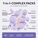 JustCalm Powdered Drink Mix – 压力救济平衡科尔蒂索尔水平 放松与更好的睡眠 — 与镁,维生素D,瓦莱里安根,泰罗辛,GABA & Shoden — Ashwagandha — 非GMO — 10 Ct
