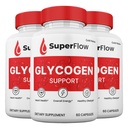 (3 Pack) Super Flow Blood Support Capsules, SuperFlow Glycogen Pills All Natural Supplement, 3-Month Supply.