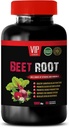 超级食品甜菜根补充剂 - Beet Root 1000 MG - Beet Root Nitric Oxide 补充剂 甜菜根药丸 甜菜根维生素 Immune系统支持 甜菜维生素 补充剂 Beetroot 1 Bot 60 Tabs