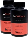 BNHealthy Chewable 2 Pack Bariary Multivitamin with Iron, Vitamin B12, 美味的Raspberry Flavor – 120 Ct – 60-120 日供应.
