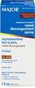 主要JOR 最大强度的鼻腔消毒剂喷雾剂, Oxymetazoline HCl 0.05% 泵雾剂,非凹陷性鼻腔消毒剂喷雾剂,最多12小时的鼻腔消毒剂,冷药和过敏剂 1 Fl. Oz. (1-Pack)