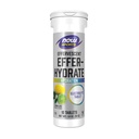 现在食品运动营养,Efferscent Effer-Hydrate,电解质补充,恢复*,柠檬莱姆,10块板块