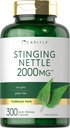 Carlyle Stingle Nettle 叶片摘录 2000mg → 300 Capsules → Non-GMO & Gluten 免费补编