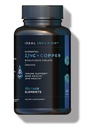 High Potency Zinc Bisglycinate Chelate & Zinc Orotate 245mg – Zinc Supplement with Copper Chelate for Immune, Skin & Hormone Health – Elemental Zinc 50mg, 100 Servings, Vegan