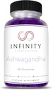 额外力量 Ashwagandha Gummys 与樱桃,Raspberry 和 石榴花 Flavor, 60 Counter (Pack of 1).