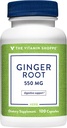 维生素店 姜根 550MG, 支持文摘和酥的全草补品(100 Capsules)