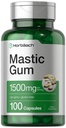 Horbäach Mastic Gum | 1500mg | 100 Capsules | Non-GMO & Gluten 免费补编