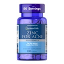 纯洁的Acne 皮肤配方的 Pride Zinc 配有维生素C, B-6, A, 以及 E 的男女配方, Clear 健康皮肤, Immune 系统, 细胞分和生长支持, 100 片
