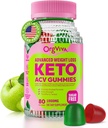 Keto Acv Gummys for Advanced Wight Loss: 苹果苹果苹果苹果 配有维生素的葡萄酒 支持文摘,代谢, & Immune Health - 免糖80 cm