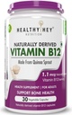 100% 天然维生素B12 - 支持免疫健康 QQ非合成,无化学 30 Veg. Capsules