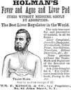 美国专利医学广告1876年为HolmanS Fever和Ague Liver Pad Poster Print by (18 x 24)