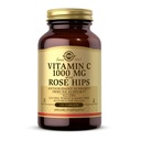Solgar维生素C 1000 mg 配有玫瑰皮 - 100 片 - 抗氧化剂和免疫支持 - 非GMO, Vegan, Gluten Free, 奶制品 Free, Kosher - 100 服务