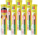 T&D Oxi C 1000 mg 维生素C - 140 Vegan 饮料 Effervescent 药片 - 橙色火焰 - 德国制造