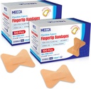 Flex Fabric Adhessive Bandages - Finger-Tip Bandages for Finging care 和保护伤者免受感染 - (200个伯爵)