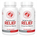 Silver Fern Bloat & Gas Releaseive Enzyme Blend - 2瓶 = 60 services - FODMAP & Bloating Drovicion 与Tolease L, Pectinase & More (2瓶)合编的"FODMAP & Bloating Drovicion"补编