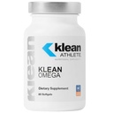 Klean Athlete Klean Omega 纯鱼油在Triglyceride表格中支持心血管,神经学和联合健康 NSF 体育认证 QQ 60软胶