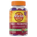 Metamucil Fiber Gummys for 成人用增生剂进行布洛特救济,无糖添加草莓 Kiwi BlackBerry Flavors, 5g Prebiotic Plant Based Fiber Supplement Blend, 90 Counter