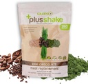 Greens+ PlusShake Raw 巧克力草 美联储 Whey 蛋白质粉 - 食用替代 QQ Non-GMO QQ Gluten & Soy Free QQ 饮食补充 超级食品 + 多维生素 + 27g 蛋白 + 1.5 lb Bag