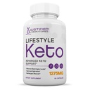 生活风格 Keto Pills 1275MG 新的和改良的公式包含苹果苹果苹果酒 葡萄酒 额外的维尔京橄榄油 绿茶叶 60 Capsules