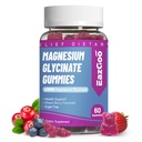 甘油镁(Glycinate Gummys) 400mg 配L-Threonine 200mg - 无糖镁钾补充剂 配Vitamin D, B6, CoQ10 配Mulcle - 60 混合莓 Flavored Gummys
