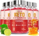(5 Pack) Keto ACV Gummys Extreme of 1500MG, Gummys, Apple Cider Vinegar 配以石榴甜菜汁粉和B12, Vegan 和 Non GMO, 300 Gummys 配制的苹果苹果苹果醋