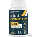 男性的抗生素,500亿 CMFUS & 12 Strains, 男性的抗生素与Turmeric, Cranberry, Goji - 消化卫生的抗生素, Imune, 胃, Bloating & Gut Health for Men, 60 Pro Biotics Caps