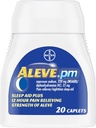 Aleve PM Pain Reliever Nighttime 睡眠援助卡普莱特,20 ea (Pack of 4)