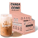 Renude Chagaccino - Chaga 蘑菇粉, 蘑菇咖啡 与适应原体,自然能源和免疫支持的混合, Vegan, Keto, Zero Calorie 蘑菇 混合粉 - 10种服务