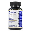 总理研究实验室 Reishi Immune 支持补充-Reishi 蘑菇 Capsules, 有机Reishi 蘑菇提取供男女使用,包含红藻,涡轮,牛奶硝酸盐 - 90 Pure Vegan Capsules
