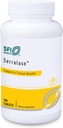 Klaire Labs SFI 健康Serralase - 植物蛋白质分析酶与Serratia Peptidase & Bromelain 混合,用于消化,来源于Papaya & Pineapple,伪聚氨酯(180 肠内合成片)
