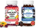 Lunakai 美国制造了Shilajit & Elderberry Gummys Bundle — 能源和免疫支持 — 非GMO和美味