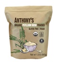 Anthony's Organic Pyllium Husk Powder, 1.5 磅, Gluten Free, 非转基因生物, 精细地面, Keto 友好型