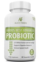 快速自然布洛特救济 - Bifidus Best Advance Probiotic 60 Day + Kombucha Guide - Premium Probiotics for Men and Women - 腹部问题,布洛特,腹泻,毒气,布拉德,UTI