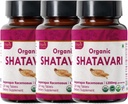 Shatavari 120块牌匾 * Asparagus Racemosus (Shatavari) * USDA 有机认证 * * * 支持妇女健康和免疫系统 * * 饮食补充120tab - 包3