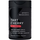 运动研究 Tart Cherry Capsules - 由蒙莫伦蒂 Tart Cherrys 制成 - 非GMO & Gluten Free - 60 液态软胶