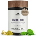AKSHAR Ayurveda Gluco 支持补充 Gymnema, Bitter Melon, Turmeric & More, 支持健康水平( 60 Capsules)