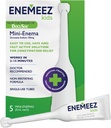 DocuSol Enemeez Kids Enema - 为孩子提供便秘救济,docusate Sodium 工具软化器,快速动作,5个单用途可处置管