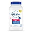 Citracal 最大加钙补充剂 - Calcium Citrate 配有维生素D3,锌,以及骨质健康支持的基本矿物,年龄12岁以上,180个计数(包装5月 Vary)