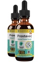 Prostavec 高级前列腺支持补充 - 用于更快吸收Pygeum, Saw Palmetto, Stinging Nettle + Turmeric & Damiana - Vegan, Non-GMO - 4 fl oz的液体公式