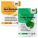 Gut Nurture & Daily Greens Bundle - 综合消化和营养支持